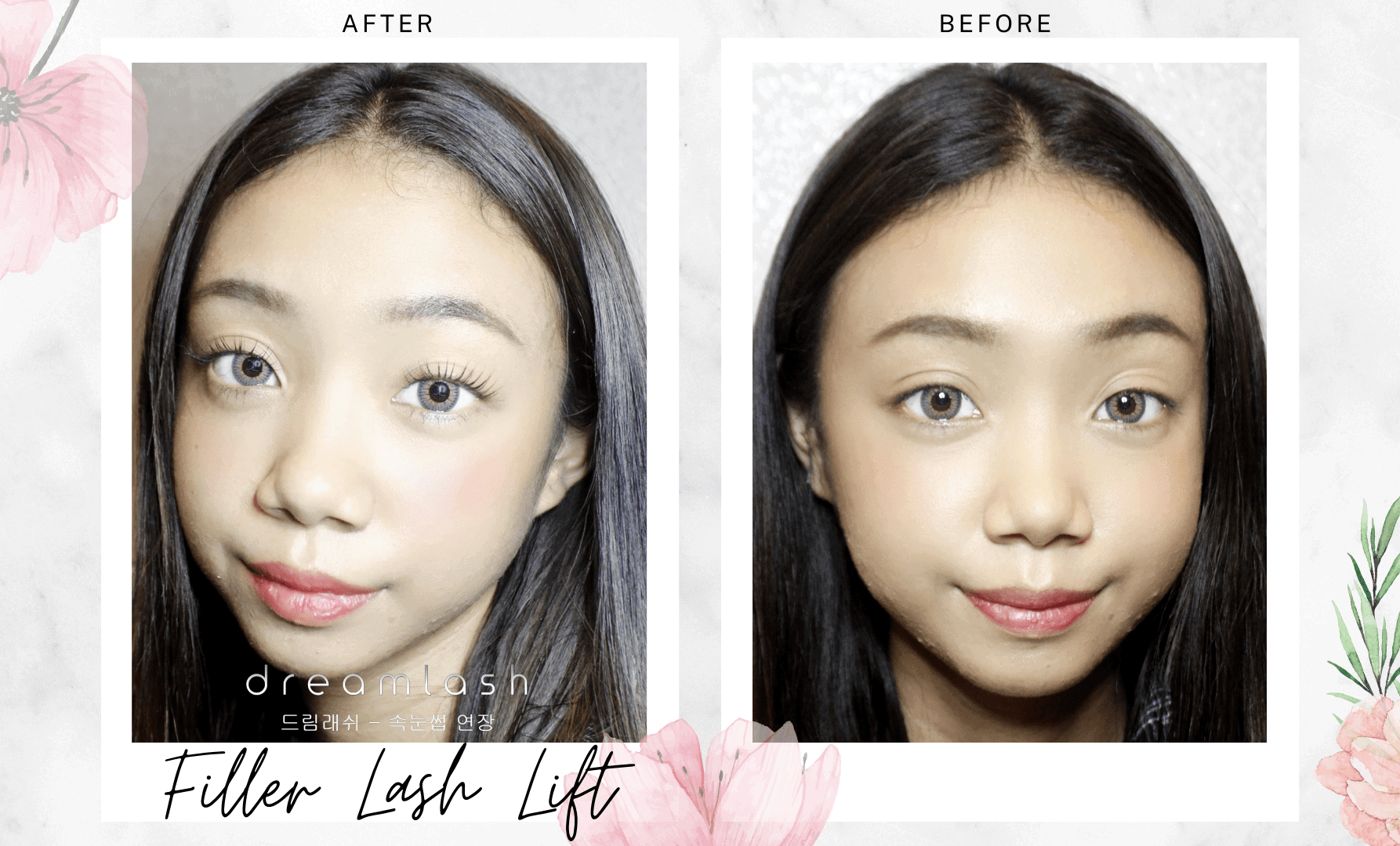 Before and After Lash Lift